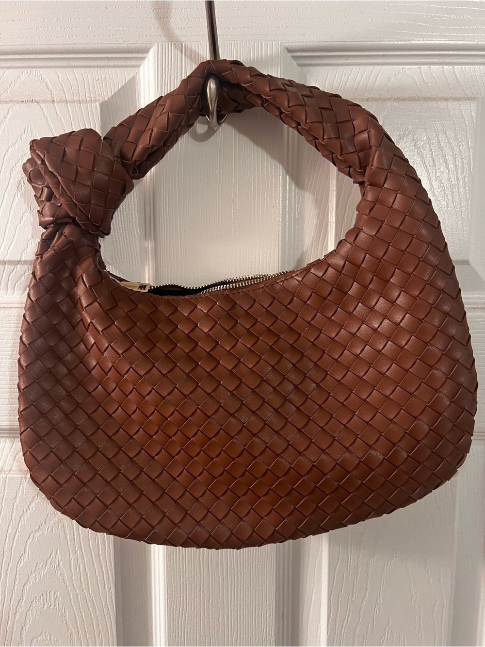 Urban Expressions Woven Hobo Bag - Brown